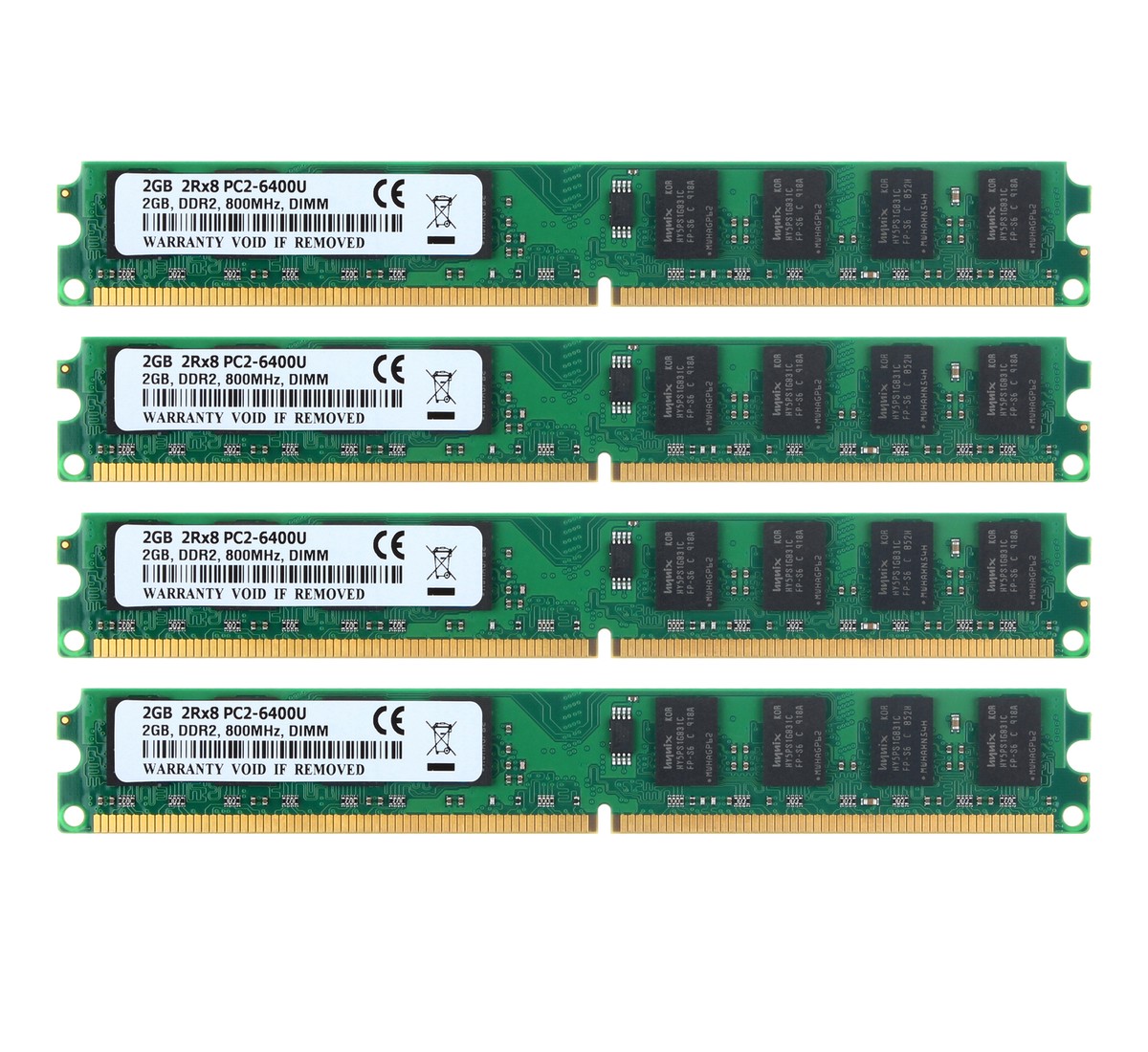 OWC 8GB (4x2GB) DDR2 800 PC2-6400 CL6 2Rx8 240-pin 1.8V Non-ECC UDIMM Memory RAM Module Upgrade Kit for Select Desktops