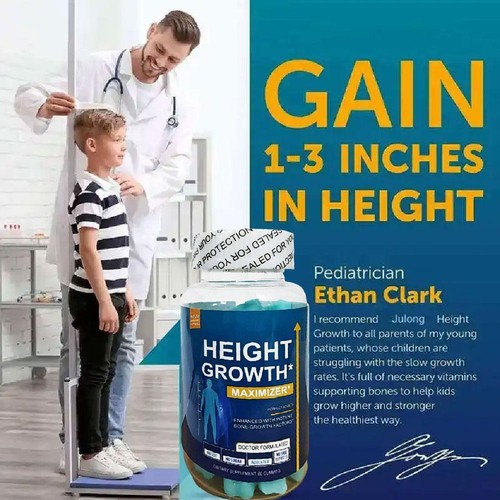 HEIGHT GROWTH GUMMIES FOR KIDS , TEENS & ADULTS | 60 COUNT ♎ - Bild 7 von 8
