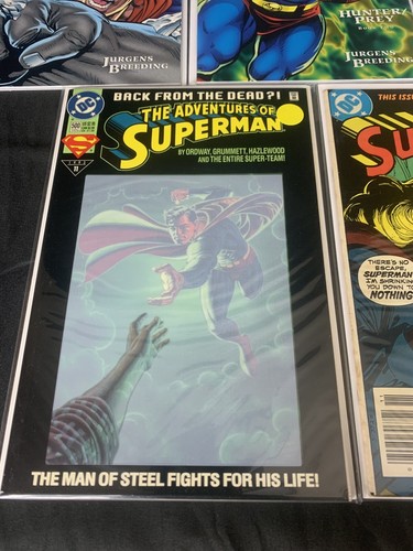 ✨SUPERMAN LOT OF 7 ISSUES DC COMICS JURGENS BREEDING ETC 1970s-2000s✨ - 第 4/8 張圖片