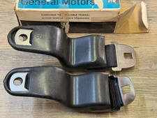 1967 68 69 Camaro Z-28 Ss Firebird Nos Gm Seat Belt Retractor Set Black Rare 68 1967 68 69 Camaro Z-28 Ss Firebird Nos Gm Seat Belt Retractor Set Black Rare 68