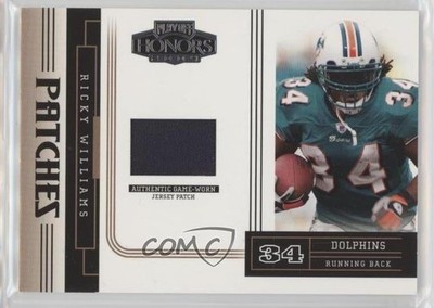 2004 Playoff Honors Patch 50/75 Ricky Williams #PP-22 Patch 0o9