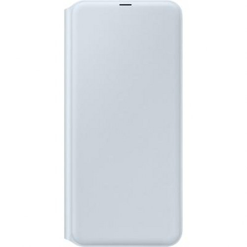 Étui pour Galaxy A70 protégeant l'écran avec porte-carte compact blanc
