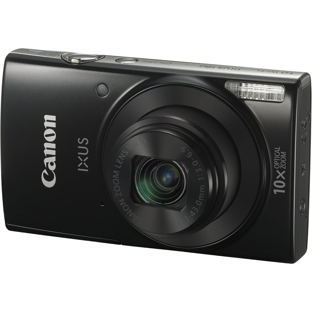 Canon IXUS 180=PowerShot ELPH 190 IS Digital Camera 20 MP 10x
