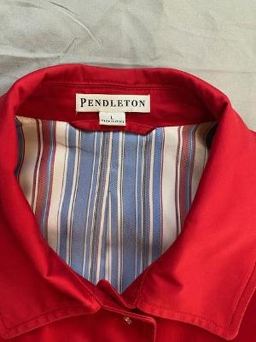 Pendleton Woman's Red Jacket  Size Large rd - image 3