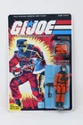 Vintage 1985 GI Joe Barbecue Fire Fighter on Reproduction Card Hasbro
