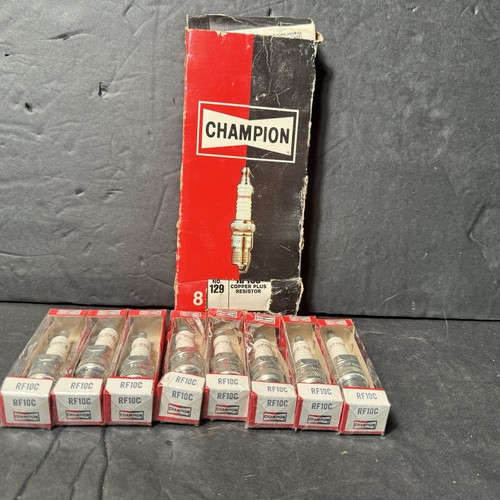 8 pc Champion Copper Plus 129 Spark Plugs for RF10C R86T R85T R83T R83CT - Picture 12 of 12