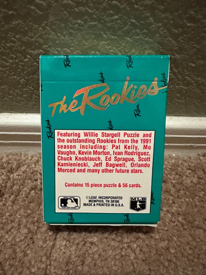 Juego completo de 56 cartas Donruss Baseball The Rookies 1991 con rompecabezas Foto 2 de 3