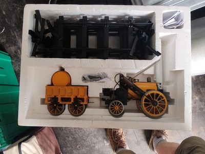 Hornby G100 Stephensons Rocket Live Steam. Spur 3,5. Verpackt schöner gebrauchter Zustand