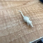 TMNT Rat King CROSS BOW RAT original 1989 white Ninja Turtles accessory animal