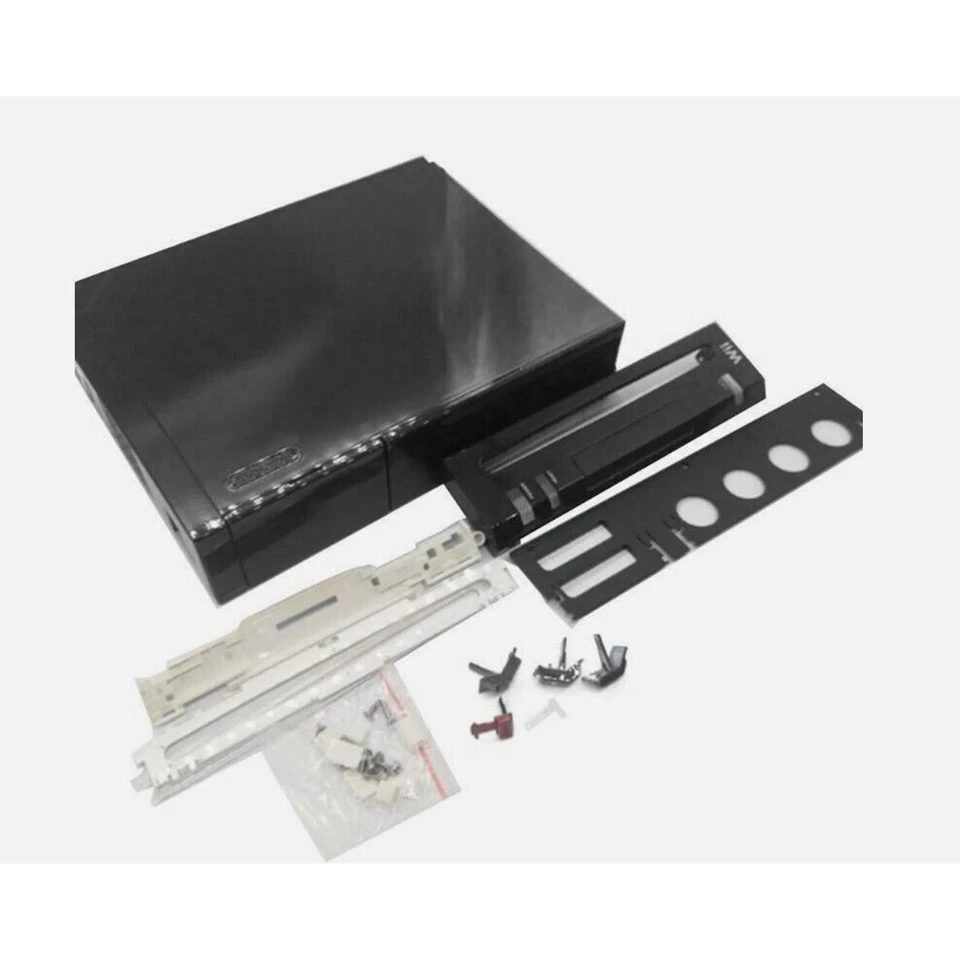 Nintendo Wii Replacement Shell Housing Dark Black - Image 1 of 1