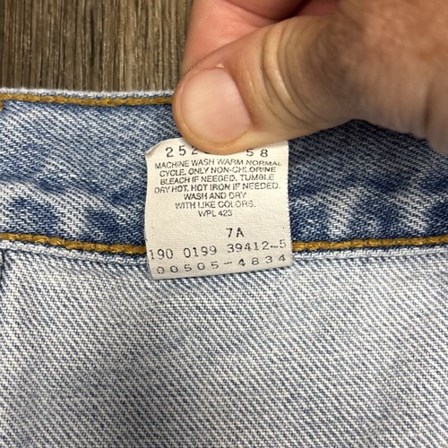 Levi’s 505 Jeans Men’s 40x32 1999 Regular Fit Straight Leg Vintage 90s Grunge - Picture 8 of 12