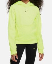 Nike Kids Girl's Green Multi Stain Repel Therma-FIT Hoodie Size M
