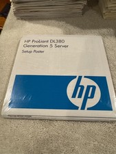 HP ProLiant DL380 Generation 5 Server Setup Poster CD and Doc. set 403546-005