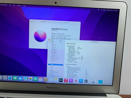 Ottimo Portatile Apple 13" MacBook Air, 250 SSD WOW PULITO E BELLO - Foto 7 di 12