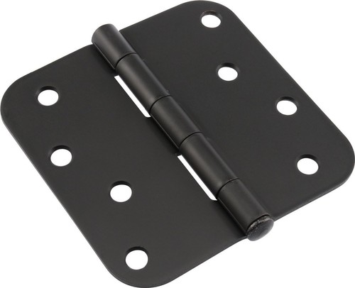 Hillman Hardware Essentials 5/8" Round Corner Door Hinge Oil Rubbed Bronze (4") 853391