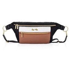 Itzy Ritzy Fanny Pack Adjustable Crossbody Shoulder Diaper Bag W/Changing Pad