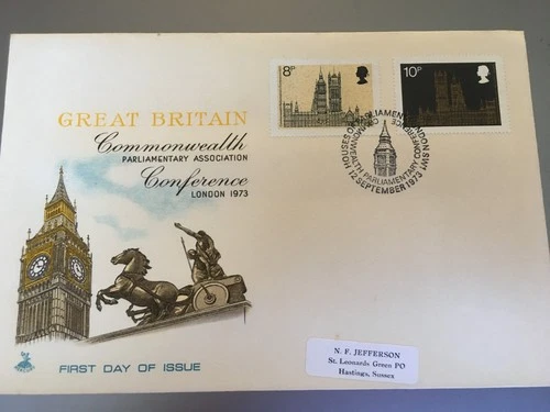 GB STAMPS RARE FIRST DAY COVER 1973 PARLIAMENT HOUSES OF PARLIAMENT