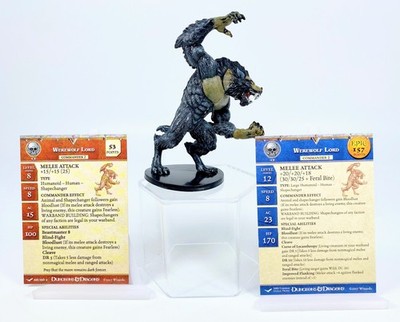 Dungeons and Dragons: Werewolf Lord 60/60 with Cards Unhallowed