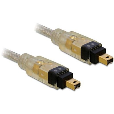 DeLock IEEE 1394 Kabel FireWire 4-polig 4p/4p St/St 1m