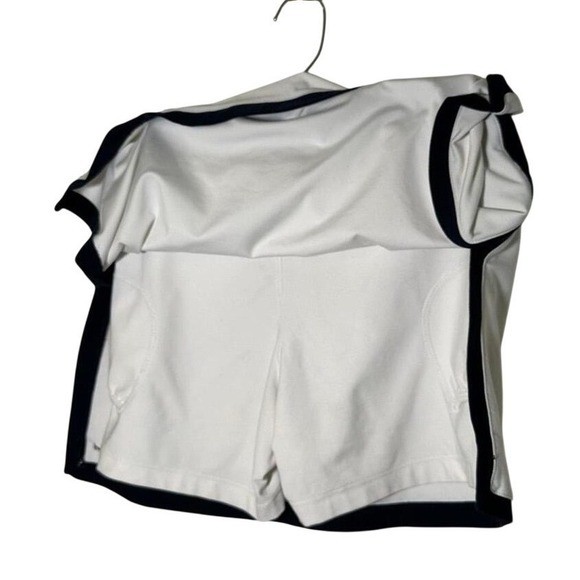 Nike Dri-Fit White & Black Tennis Skort Women's Medium Athletic Golf Skirt thumbnail 5