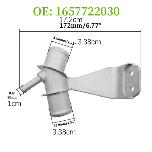 New Aluminium Radiator Water Coolant Pipe Part For Toyota Corolla 2009-2013 - Picture 10 of 10