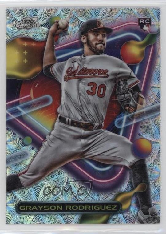 2023 Topps Cosmic Chrome Nucleus Refractor Grayson Rodriguez #176 Rookie RC