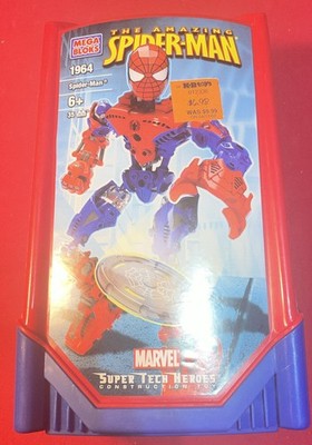 Marvel Spider-Man Super Tech Heroes Mega Bloks 2005 35 Pieces CIB