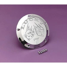 Joker Machine Lucky 7 Chrome Billet Derby Cover - 06-99L