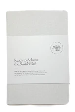 NEW Sealed Full Focus Planner Linen Oatmeal White/Cream Michael Hyatt Double Win