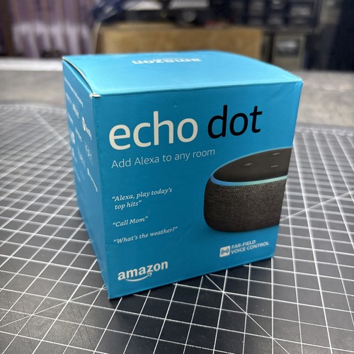 Amazon Echo Dot (3rd Gen) Alexa Smart Speaker - Charcoal Black | eBay ...