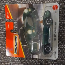 Matchbox 1965 Shelby Cobra 427  Short Card Green New 2026