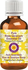 Rose Geranium Essential Oil 100 Pure Pelargonium Roseum Aromatherapy Oil