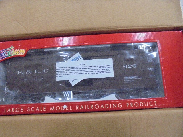 Bachmann Trains Spectrum 1.20.3 Narrow Gauge "LS" Box Car w/ Murphy Roof F&CC