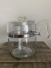 Vintage Pyrex 7759 Glass 9 Cup Percolator Coffee Pot  Pyrex Ware Complete