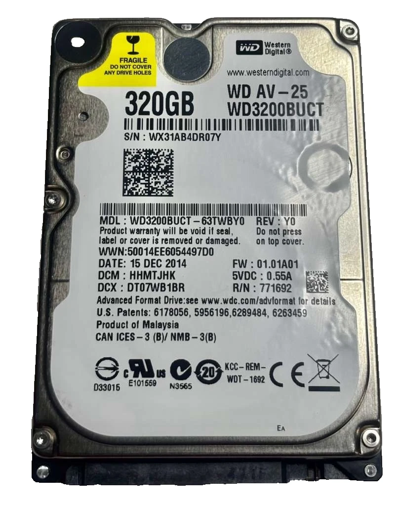 Lote Disco Duro Portátil 2.5" SATA - 250GB A 2TB - WD Seagate Toshiba HGST - Testeado