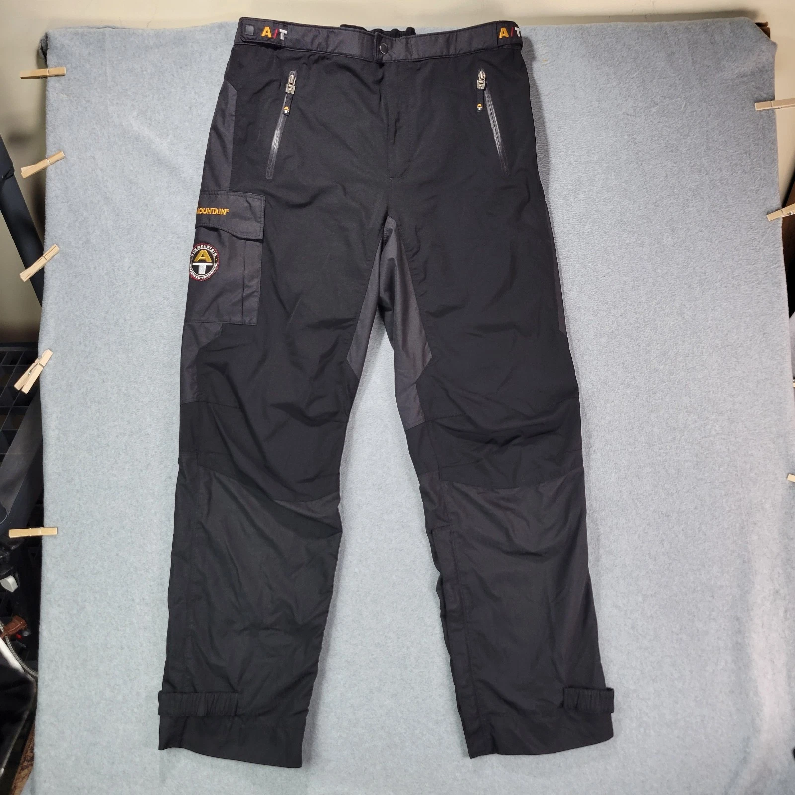 Sun Mountain AT Outdoor Terrain Mens Large Gorpcore Golf Black Rain Wind