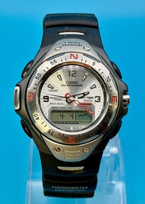 CASIO VINTAGE SPF-50 Sea-Pathfinder Yacht Timer Twin Sensor  Japan M 1995