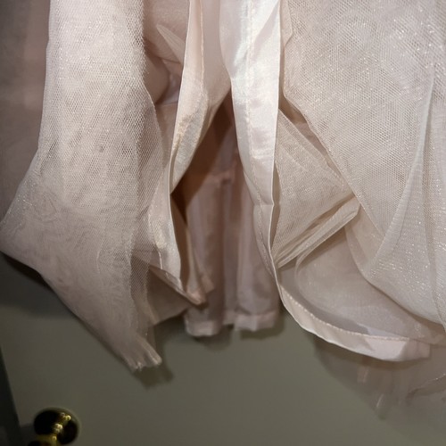 Used Girls Janie And Jack Prima Ballerina Sz 7 Pink Blush Tulle Skirt Formal - Picture 3 of 11