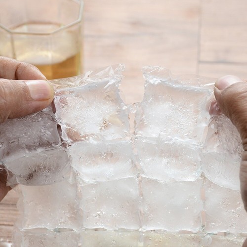 10 PIEZAS Bolsas de Cubitos de Hielo Portátil Transparente Congelación Más Rápida Máquina de Hielo Hágalo Usted Mismo Beber - Imagen 9 de 12