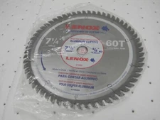 ENOX 7-1/4″ Diam, 5/8″ Arbor Hole Diam, 60 Tooth  Saw Blade 21882AL714060CT