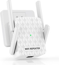 WiFi Extender Signal Booster, Internet Wireless Repeater for Home Coverage up to