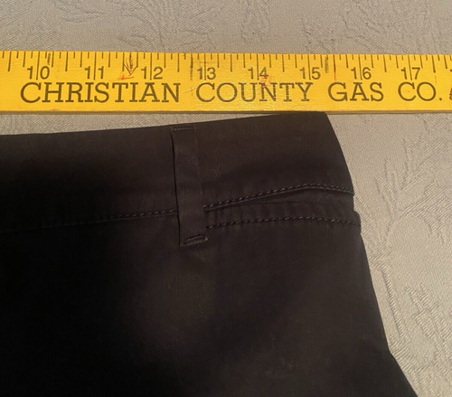 Talbots Perfect Crop Pants Size 4 Navy Blue Capri Preppy Classic Timeless - Picture 8 of 17