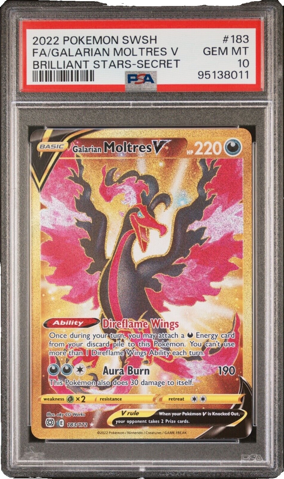 Galarian Moltres V Gold | eBay Galarian Moltres V Gold | eBay