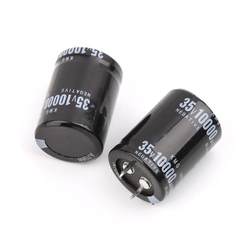 Pack of 2 35V 10000uF Aluminum Electrolytic Capacitor Amplifier Filter Capacitor - Picture 6 of 7