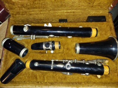 Yamaha YCL-24 clarinet, Japan, with case & mouthpiece, Very