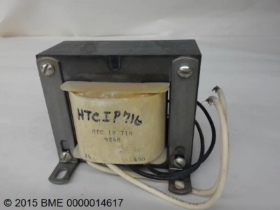 Control Transformer --- Htc 1P 716 --- 24 Amp ---- 480 Volts --- 4 Hole Mount