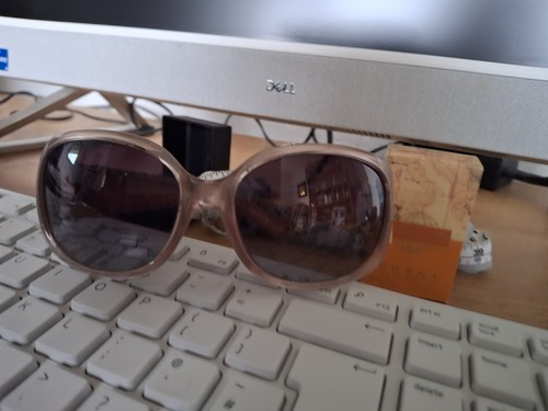 Alviero Martini 1 Classe Leather Sided Sun Glasses Made In Italy No Case. MK0101 - Picture 2 of 3