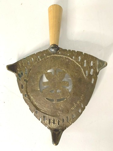 Messing Emaille Holzgriff Israel Kultur Symbole Untersetzer Made in Israel - Bild 4 von 7