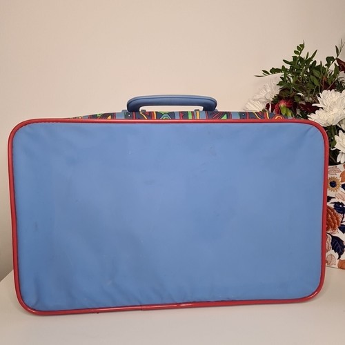 Disney Vintage 90s Lion King Simba Nala Suitcase Travel Kawaii Cute Very Rare - Picture 3 of 17