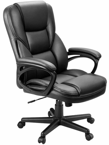 Furmax PU Leather Swivel Executive Office Chair,Adjustable -Lightning Deals - Picture 9 of 28